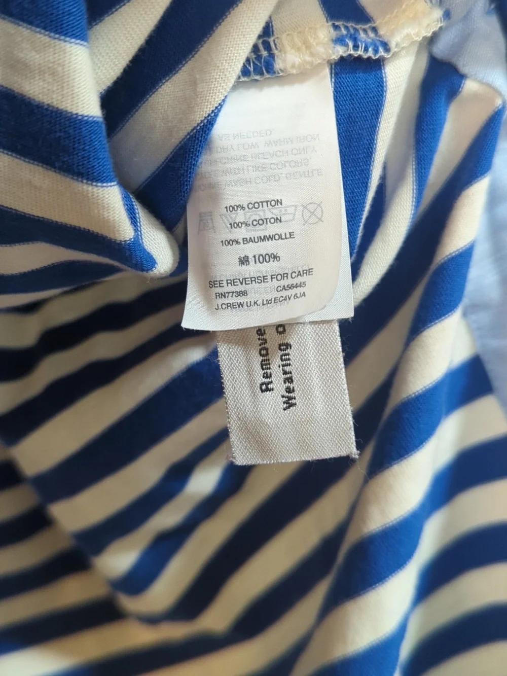 J.Crew Nautical Striped‎ Lace Up Maxi Dress | Red White & Blue Size Medium
